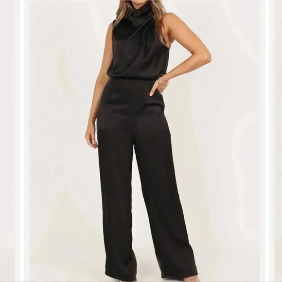 Shein Black Sleeveless Jumpsuit - 4 XL - Picture 1 of 6